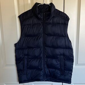 G.H. Bass & Co. Dark Blue Quilted Vest